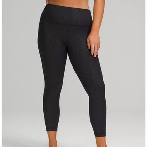 Lululemon Align 25” - Black Emboss
